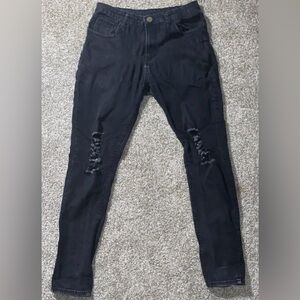 Size 32 Hungson black Slim rip Jean
